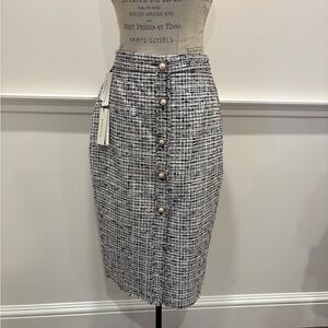 Babaton Times Tweed Skirt
